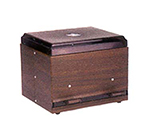Vollrath 3845-12 Double Side Giant Straw Boss Dispenser, 500-Capacity, Walnut