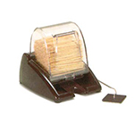 Vollrath 3853-01 Toothpick Dispenser - 500 Capacity, 4-3/8x4-1/8x4-1/8