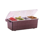 Vollrath 4741-01 4-Pt Condiment Dispenser Standard Lid - Plastic, Brown