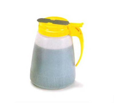 Vollrath 4748-05 48-oz Syrup Server - White Poly Jar, White Plastic Top