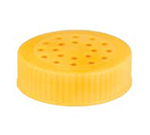 Vollrath 4907-08 Shaker Dredge Lid - Large, Plastic Yellow
