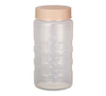 Vollrath 4961-1332 Dredge, 16-oz, Clear w/ Medium Beige Lid