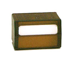 Vollrath 5515-12 2-Side Napkin Dispenser For 3.75 x 6.5-in Napkin, Trans Brown Face