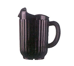 Vollrath 6010-06 60-oz Three-Lipped Pitcher - Black Poly