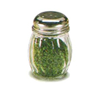 Vollrath 674 Round Cheese Shaker, Glass w/ Perforated Stainless Top, 6-oz