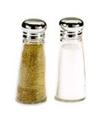 Vollrath 703J Salt & Pepper Shaker Only, 3-oz, Smooth Glass Jar, Continental