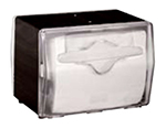 Vollrath 7545-06 Table type Napkin Dispenser, Black, Clear