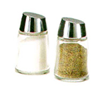 Vollrath 802J-12 2-oz Salt/Pepper Shaker Replacement Jar - Round Bottom, Glass