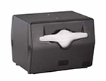 Vollrath 8540-06 Napkin Dispenser, Table Type, Black w/ Black