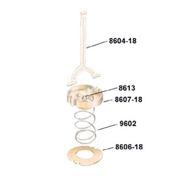Vollrath 2805 Batter Boss Parts Kit