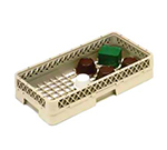 Vollrath HR-1AAAA Dishwasher Rack w/ 4-Extender & Handle On All 4-Sides, Beige