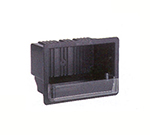 Vollrath MRBM-1 Small In-Counter Receptor Box, Poly, Clear