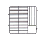 Vollrath PM3807-2-21 Dishwasher Rack - 38-Plate Capacity, 2-Extenders, Burgundy
