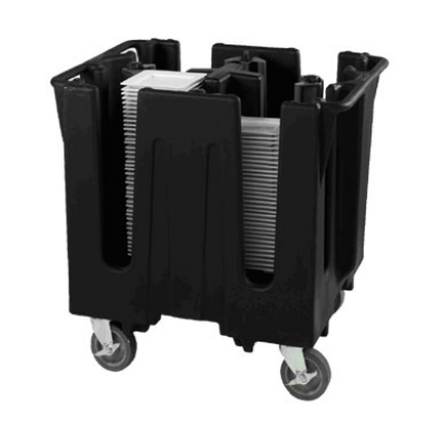 Vollrath SAC-SQ1-06 Dish Caddy w/ Vinyl Cover, 4 Stack, Small, Fits Square Plate/Bowl