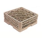 Vollrath TR-11GGGG Dishwasher Rack, 20-Compartments w/ 4-Extenders, Beige