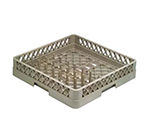 Vollrath TR-15 Full-Size Dishwasher Combo Rack - 1/2-Open, 1/2-Peg Rack, Beige