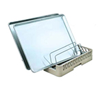 Vollrath TR-23 Dishwasher Sheet Pan Rack, Full Size Sheet Pans, Open End