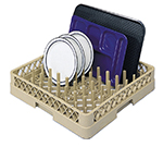 Vollrath TR-3 Full-Size Dishwasher Peg Rack - 9 Rows, Beige