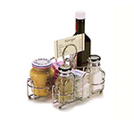 Vollrath WR-1000 Wire Rack Condiment Caddy w/ Card Holder, 8 x 6-in, Chrome