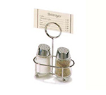 Vollrath WR-1003 Wire Rack Condiment Caddy w/ Card Holder, 4-3/8 x 2-3/8-in, Chrome