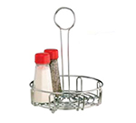 Vollrath WR-1023 Round Condiment Caddy - Holds (4) 12-oz Bottles and S/P Shakers