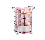 Vollrath WR-1025 Round Wire Sugar Caddy w/ Handles