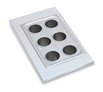 Vollrath 19195 Adapter Plate with Six Holes, for 78710 Bain Marie Pots