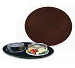 Vollrath 2700L-06 Oval Serving Tray - Fiberglass, Black