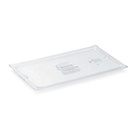 Vollrath 31900-COVER Steam Table Pan Cover - Solid, 1/9 Size, Plastic, Clear