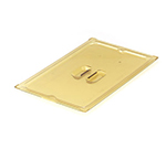 Vollrath 33400 Steam Table Pan Cover - Solid, 1/4 Size, Plastic, Amber