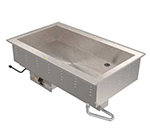 Vollrath 36504 208 4-Well Bain Marie Drop-In - Thermostat Control, Standard Drain, 2500W 208v