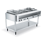 Vollrath 38004 4-Well Hot Food Table - Thermostat, Plate Rest, Cutting Board, 120v