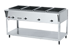 Vollrath 38204 4-Well Hot Food Table - (4) Thermostat, Drain 120v