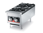 Vollrath 40736 2-Burner Countertop Hot Plate - LP Conversion Kit, Stainless 52,000 BTU NG