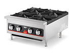 Vollrath 40737-PLATE 4-Burner Countertop Hot Plate - LP Conversion Kit, Stainless, 104,000 BTU NG