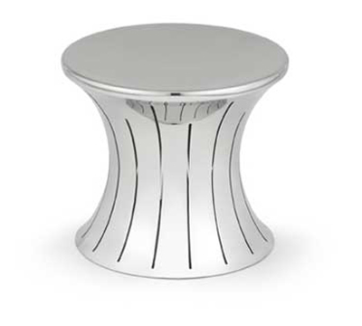 Vollrath 46017 Medium Buffet Riser - 7" Hourglass Shape, Stainless