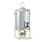 Vollrath 46029 3-Gal Coffee Urn - Brass-Trim, Fuel Holder Included, Stainless
