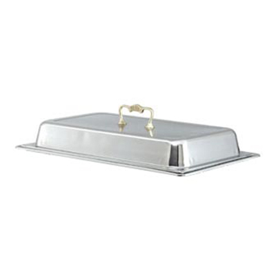 Vollrath 46043 Full-Size Chafer Dome Cover - Brass Handle