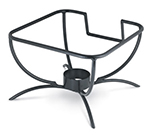 Vollrath 46112 Stand for Square Induction Chafers - Heavy-Duty, Black