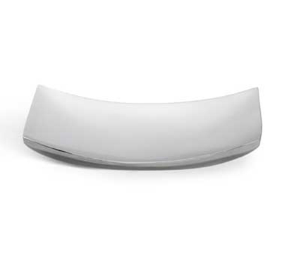 Vollrath 46222 Curved Double-Wall Platter - 12x7" Stainless