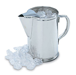 Vollrath 46402 2-qt Water Pitcher - Hollow Handle, Ice Guard, Stainless