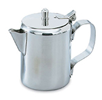 Vollrath 46516 10-oz Creamer/Server - Hinged Cover, Stainless