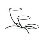 Vollrath 46541 Elevation Buffet Table Stand - Vertical Elevations, Black