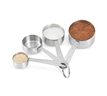 4-Piece Straight-Sided Measuring Spoon Set - 1-Tsp - 2-Tbsp, 18-ga Stainless