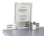 Vollrath 46797 Counter Menu Holder - Screw-On Type, Stainless