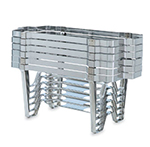 Vollrath 46885 Full-Size Chafer Stackable Rack - Mirror-Finish Stainless