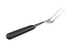 Vollrath 46918 2-Tine Pot Fork - Hollow Handle, Black