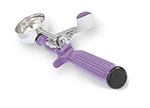 Vollrath 47147 Disher - Size 40, Stainless/Orchid Handle