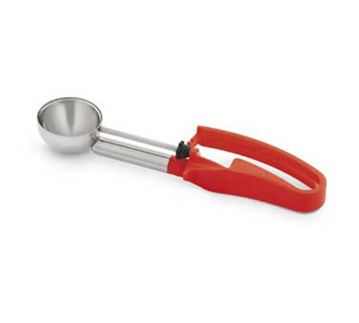 Vollrath 47376 Extended-Length Disher - Size 24 Red