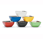Vollrath 47619-15 .75-qt Square Insulated Bowl - Stainless, Dazzle Red